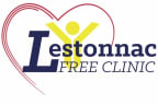 Logo for "LESTONNAC FREE CLINIC"