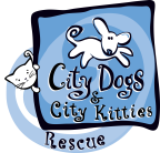 Logo for "CITY DOGS RESCUE"