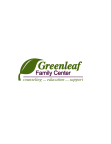 Logo for "GREENLEAF FAMILY CENTER"