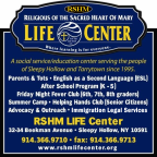 Logo for "RSHM Life Center"