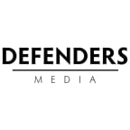 Logo for "DEFENDERS MEDIA"