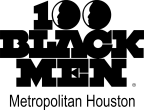 Logo for "100 BLACK MEN OF METROPOLITAN HOUSTON"