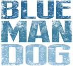 Logo for "Blue Man Dog"