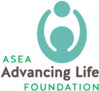 Logo for "ASEA ADVANCING LIFE FOUNDATION"