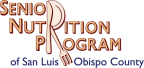 Logo for "Senior Nutrition Program of San Luis Obispo County"