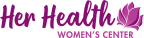 Logo for "HER HEALTH WOMENS CENTER"