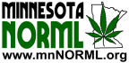 Logo for "Minnesota NORML"