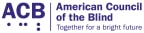 Logo for "AMERICAN COUNCIL OF THE BLIND INC"