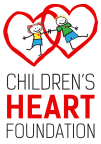 Logo for "CHILDREN'S HEART FOUNDATION"