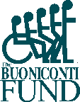 Logo for "THE BUONICONTI FUND TO CURE PARALYSIS INC"