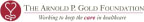 Logo for "THE ARNOLD GOLD FOUNDATION"