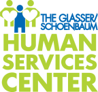 Logo for "THE GLASSER SCHOENBAUM HUMAN SERVICES CENTER"
