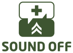 Logo for "SOUND OFF"