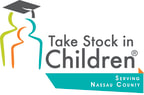 Logo for "TAKE STOCK IN CHILDREN IN NASSAU COUNTY INC"