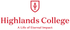Logo for "HIGHLANDS COLLEGE"