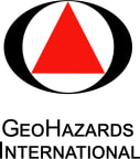Logo for "GEOHAZARDS INTERNATIONAL"