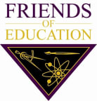 Logo for "FRIENDS OF EDUCATION"