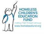 Logo for "HOMELESS CHILDREN'S EDUCATION FUND"