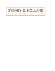Logo for "THE SYDNEY D HOLLAND FOUNDATION"