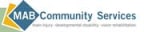 Logo for "MAB COMMUNITY SERVICES, INC."