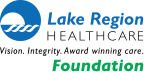 Logo for "LAKE REGION HEALTHCARE FOUNDATION"
