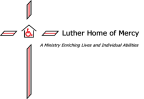 Logo for "LUTHER HOME OF MERCY"