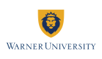 Logo for "WARNER UNIVERSITY"
