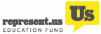Logo for "RepresentUs Education Fund"