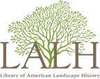 Logo for "THE LIBRARY OF AMERICAN LANDSCAPE HISTORY INC"