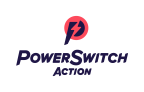 Logo for "POWERSWITCH ACTION"