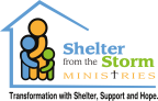 Logo for "SHELTER FROM THE STORM MINISTRIES INC"