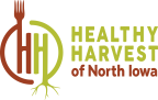 Logo for "HEALTHY HARVEST OF NORTH IOWA"