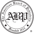 Logo for "AMERICAN BOARD OF PEDIATRICS INC"