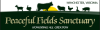 Logo for "Peaceful Fields Sanctuary Corporation Peaceful Fields Sanctuary"
