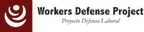 Logo for "WORKERS DEFENSE PROJECT"