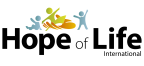 Logo for "HOPE OF LIFE INTERNATIONAL"