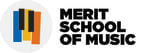 Logo for "MERIT SCHOOL OF MUSIC"