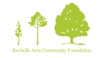 Logo for "ROCHELLE AREA COMMUNITY FOUNDATION"