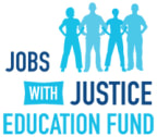 Logo for "JOBS WITH JUSTICE EDUCATION FUND"