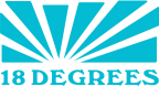 Logo for "18 DEGREES INC"