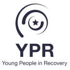 Logo for "YOUNG PEOPLE IN RECOVERY"