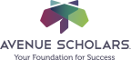Logo for "AVENUE SCHOLARS"