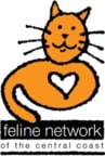 Logo for "Feline Network of the Central Coast"