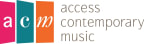 Logo for "ACCESSIBLE CONTEMPORARY MUSIC"
