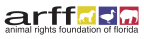 Logo for "ANIMAL RIGHTS FOUNDATION OF FLORIDA"