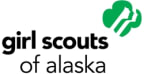 Logo for "GIRL SCOUTS OF ALASKA"