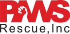 Logo for "PAWS RESCUE INCORPORATED"