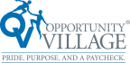 Logo for "OPPORTUNITY VILLAGE"