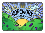 Logo for "HOPEWORX INC"