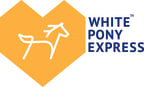 Logo for "WHITE PONY EXPRESS"